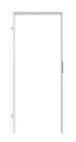 Frontansicht von Zarge Weiß Dekorfolie mit abgerundeter Kante