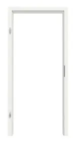 Frontansicht von LEBO Zarge Durat in RAL 9016 mit runder Kante