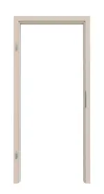 Frontansicht von CLASSEN Zarge Uni Kaschmir CPL mit abgerundeter Kante