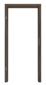 Frontansicht von HÖRMANN Zarge Alpineiche Duradecor mit runder Kante