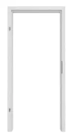 Frontansicht von HÖRMANN Zarge für Brandschutztüren Eiche Weiß Duradecor ProLine mit Rundkante