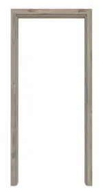 Frontansicht von HÖRMANN Zarge für Rauchschutztüren Nordeiche Duradecor ProLine mit Rundkante