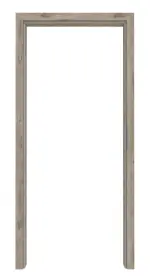 Frontansicht von HÖRMANN Zarge für Brandschutztüren Nordeiche Duradecor ProLine mit Rundkante