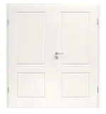 Bild von Provence Typ 4002 Weißlack Doppelflügeltür mit Zarge - Westag