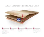 Aufbau von EGGER Predaia Eiche honig Landhausdiele Laminat Aqua Clic It EL1005 Bild 5