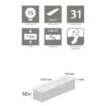 Ansicht von EGGER Laminat Buche SB rustikal Classic NatureSense Bild 6