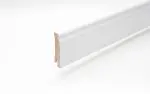 Sockelleiste 18 x 70 x 2400 mm Massivholz weiß lackiert Altdeutsch 70 Clip-Nut