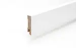 Perspektive von Sockelleiste 16 x 60 x 2440 mm MDF weiß gefast Modern 60 Clip-Nut