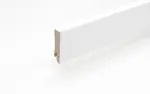 Perspektive Sockelleiste 18 x 60 x 2440 mm MDF weiß gefast Modern 60 Clip-Nut