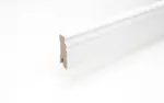 Perspektive Sockelleiste 18 x 58 x 2440 mm MDF weiß Altdeutsch 58 Clip-Nut