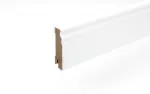 Perspektive Sockelleiste 18 x 70 x 2440 mm MDF weiß Altdeutsch 70 Clip-Nut