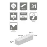 Ansicht von EGGER Laminat Newport Eiche hellgrau Classic NatureSense Bild 7