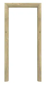 Rückseite von CLASSEN Zarge Arcus Hamilton Eiche CPL