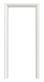 Rückseite von CLASSEN Zarge Arcus RAL 9003 CPL