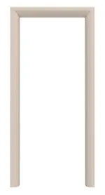 Rückseite von CLASSEN Zarge Arcus Uni Kaschmir Iridium