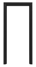 Rückseite von CLASSEN Zarge Arcus Uni BLackIridium