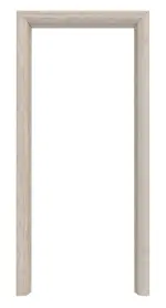 Rückseite von CLASSEN Zarge New Arcus Nuss Kolumbia hell 3D Look