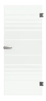 Frontbild von Selina Mattierung Glastür mit Motiv matt - Erkelenz