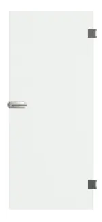 Frontbild von Vollflächig Mattierung Glastür - Erkelenz