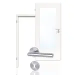 Innentür-Set Arctic Weiß RAL 9016 Typ LA-DIN WestaLack mit Zarge und Drücker - Westag
