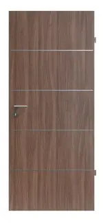 Lineo-Innentür von Westag in Nussbaum noce