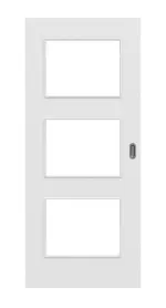 Frontbild von Bütte Weiß LA 11 Basic Durat Schiebetür - Huga