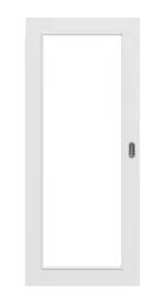 Frontbild von Bütte Weiß LA 27 Basic Durat Schiebetür - Huga