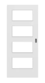 Frontbild von Bütte Weiß LA 9 Basic Durat Schiebetür - Huga