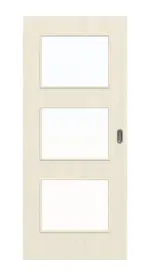 Frontbild von Lärche lasiert LA 11 Basic Durat Schiebetür - Huga