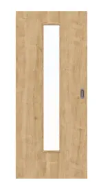 Frontbild von Asteiche LA 24 Basic Durat Schiebetür - Huga