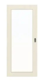 Frontbild von Lärche lasiert LA 27 Basic Durat Schiebetür - Huga