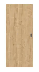 Frontbild von Asteiche Basic Durat Schiebetür - Huga