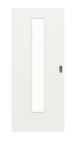 Frontbild von Weiß ähnlich RAL 9016 LA 24 Basic Lack Schiebetür - Huga