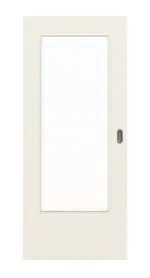 Frontbild von Weiß ähnlich RAL 9010 DIN-LA Basic Lack Schiebetür - Huga