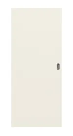 Frontbild von Weiß ähnlich RAL 9010 Basic Lack Schiebetür - Huga