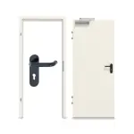 Komplettset-Ansicht von GARANT Brandschutztür-Set T30 Weißlack RAL 9010 CePaL inkl. Zarge