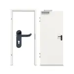 Komplettset-Ansicht von GARANT Rauchschutztür-Set T30 Weißlack RAL 9016 inkl. Zarge