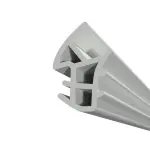 Frontansicht von HÖRMANN EPDM/PP-Dichtung 2mm überhöht