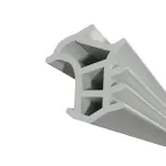 Frontansicht von HÖRMANN PVC-Reklamationsdichtung mit flachem Profilkopf