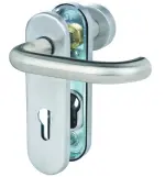 Sicura Paula-KS Aluminium F1 Schutzbeschlag für Wohnungstüren mit Zylinderabdeckung - Südmetall