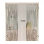 Listing-Ansicht von GARANT Ganzglas Doppelflügeltür Accordia Siebdruck-Veredelung