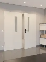 CloseUp-Milieubild von Innentür-Set Stahl Mehrzwecktür D65-2 OD mit LA-B1 inkl. Eckzarge - Hörmann