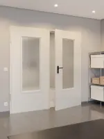 CloseUp-Milieubild von Innentür-Set Stahl Mehrzwecktür D65-2 OD mit LA-B3 inkl. Umfassungszarge - Hörmann