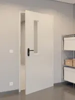 CloseUp-Milieubild von Innentür-Set Stahl Mehrzwecktür D65-1 OD mit LA-B1 inkl. Umfassungszarge - Hörmann