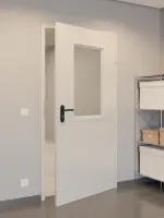 CloseUp-Milieubild von Innentür-Set Stahl Mehrzwecktür D65-1 OD mit LA-B2 inkl. DryFix-Zarge - Hörmann