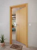 CloseUp-Milieuansicht von GARANT Wohnungseingangstür Corona 850 Eiche Premium CePaL