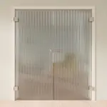 Relation-Ansicht von GARANT Ganzglas Doppelflügeltür Masterligne Ornament