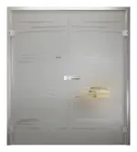 Bild von Bukarest Mattierung Doppelflügeltür mit Motiv klar - Erkelenz