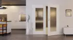 Front-Milieubild von Kontura 1 LA ClassicLine Weißlack Doppelflügeltür inkl. Zarge - Hörmann