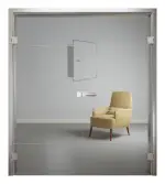 Bild von Prime Mattierung Doppelflügeltür mit Motiv matt - Erkelenz